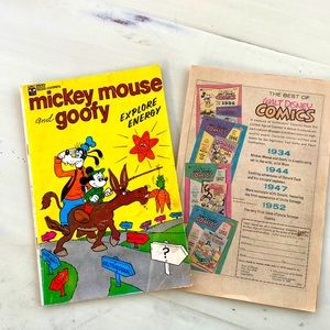 Mickey Mouse and Walt Disney Comic Book Bundle